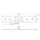 LONG HORIZONTAL STEEL HINGE 29x160